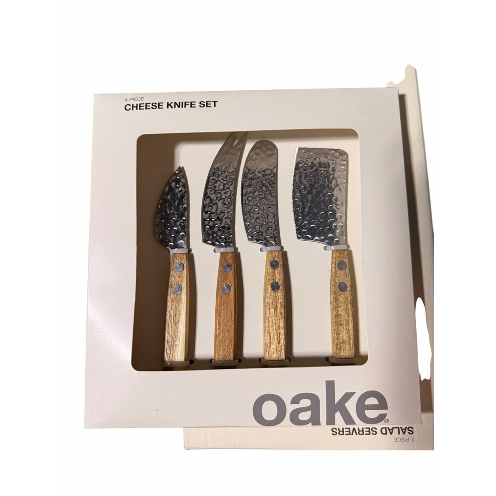 Macy’s Oake hammered Cheese Knives, Set of 4